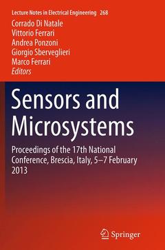 Couverture de l’ouvrage Sensors and Microsystems