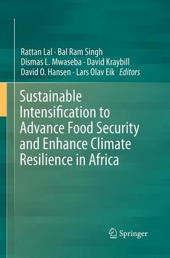 Couverture de l’ouvrage Sustainable Intensification to Advance Food Security and Enhance Climate Resilience in Africa