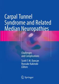 Couverture de l’ouvrage Carpal Tunnel Syndrome and Related Median Neuropathies