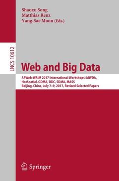 Couverture de l’ouvrage Web and Big Data
