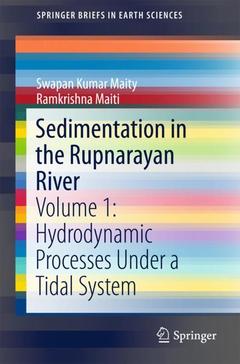 Couverture de l’ouvrage Sedimentation in the Rupnarayan River