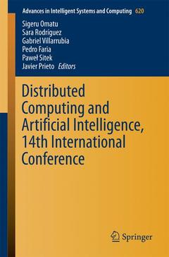 Couverture de l’ouvrage Distributed Computing and Artificial Intelligence, 14th International Conference