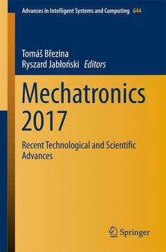 Couverture de l’ouvrage Mechatronics 2017