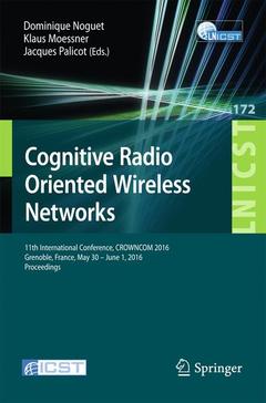 Couverture de l’ouvrage Cognitive Radio Oriented Wireless Networks