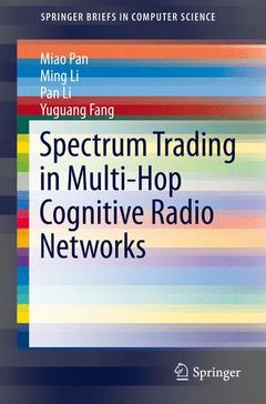 Couverture de l’ouvrage Spectrum Trading in Multi-Hop Cognitive Radio Networks