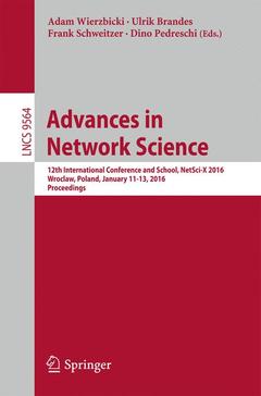 Couverture de l’ouvrage Advances in Network Science