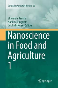 Couverture de l’ouvrage Nanoscience in Food and Agriculture 1