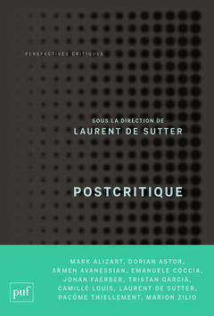 Cover of the book Postcritique