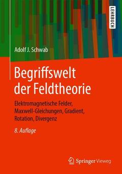 Cover of the book Begriffswelt der Feldtheorie