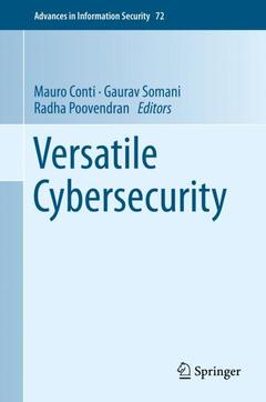 Cover of the book Versatile Cybersecurity