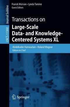 Couverture de l’ouvrage Transactions on Large-Scale Data- and Knowledge-Centered Systems XL