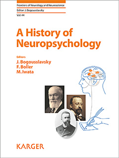 Couverture de l’ouvrage A History of Neuropsychology