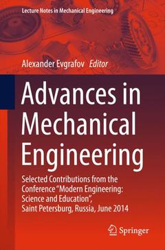 Cover of the book Advances in Mechanical Engineering