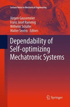 Cover of the book Dependability of Self-Optimizing Mechatronic Systems