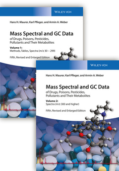 Cover of the book Mass Spectral and GC Data of Drugs, Poisons, Pesticides, Pollutants, and Their Metabolites