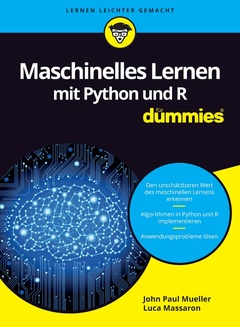 Couverture de l’ouvrage Maschinelles Lernen mit Python und R für Dummies 