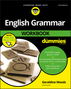 Cover of the book English Grammar Workbook For Dummies with Online Practice