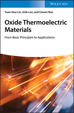 Couverture de l’ouvrage Oxide Thermoelectric Materials