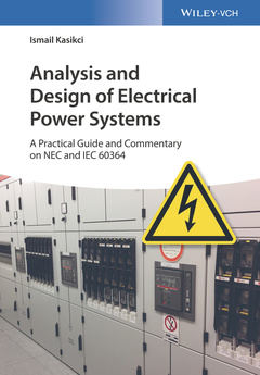 Couverture de l’ouvrage Analysis and Design of Electrical Power Systems