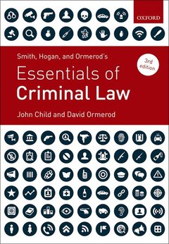 Couverture de l’ouvrage Smith, Hogan, & Ormerod's Essentials of Criminal Law