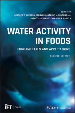 Couverture de l’ouvrage Water Activity in Foods