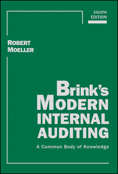 Couverture de l’ouvrage Brink's Modern Internal Auditing
