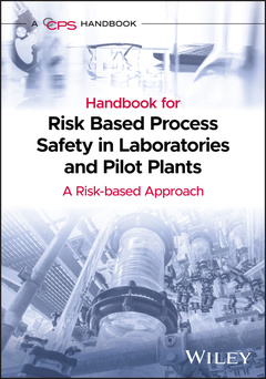 Couverture de l’ouvrage Handbook for Process Safety in Laboratories and Pilot Plants