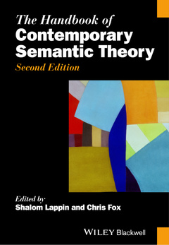 Couverture de l’ouvrage The Handbook of Contemporary Semantic Theory