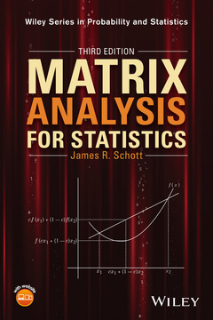 Couverture de l’ouvrage Matrix Analysis for Statistics