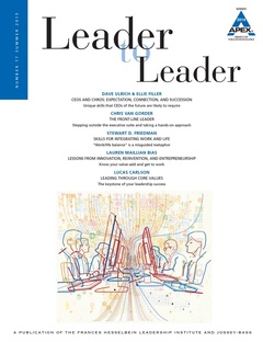 Cover of the book Leader to Leader (LTL), Volume 77, Summer 2015 