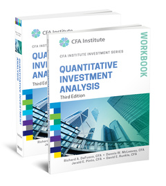 Couverture de l’ouvrage Quantitative Investment Analysis, 3e Book and Workbook Set 