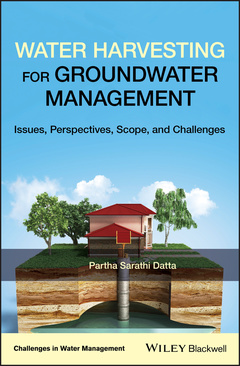 Couverture de l’ouvrage Water Harvesting for Groundwater Management