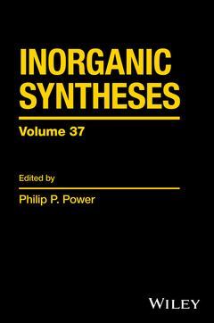 Couverture de l’ouvrage Inorganic Syntheses, Volume 37