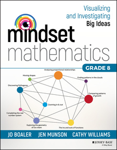 Couverture de l’ouvrage Mindset Mathematics: Visualizing and Investigating Big Ideas, Grade 8