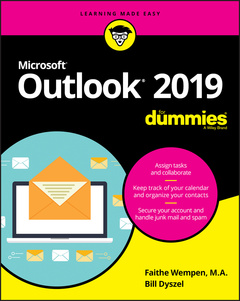 Couverture de l’ouvrage Outlook 2019 For Dummies
