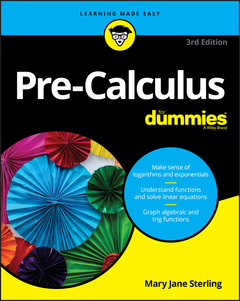 Couverture de l’ouvrage Pre-Calculus For Dummies