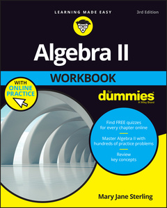 Couverture de l’ouvrage Algebra II Workbook For Dummies