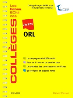 Cover of the book Fiches ORL