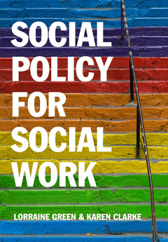 Couverture de l’ouvrage Social Policy for Social Work