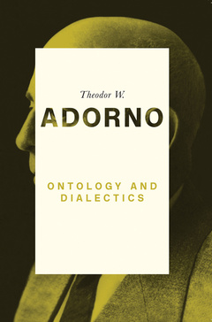 Cover of the book Ontology and Dialectics