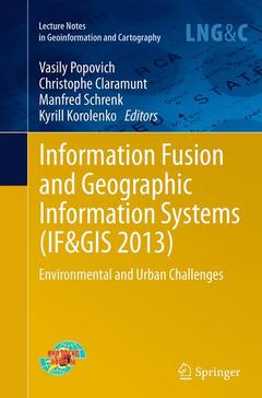 Couverture de l’ouvrage Information Fusion and Geographic Information Systems (IF&GIS 2013)