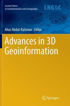 Couverture de l’ouvrage Advances in 3D Geoinformation