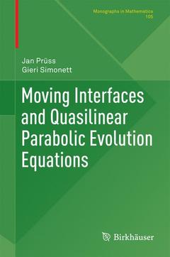 Cover of the book Moving Interfaces and Quasilinear Parabolic Evolution Equations