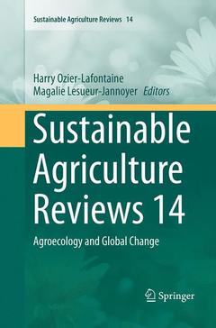Couverture de l’ouvrage Sustainable Agriculture Reviews 14