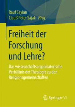 Couverture de l’ouvrage Freiheit der Forschung und Lehre?