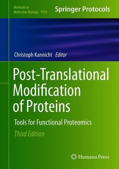Couverture de l’ouvrage Post-Translational Modification of Proteins
