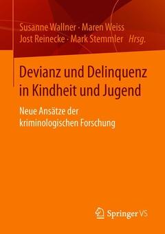 Couverture de l’ouvrage Devianz und Delinquenz in Kindheit und Jugend