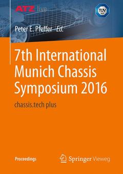 Couverture de l’ouvrage 7th International Munich Chassis Symposium 2016