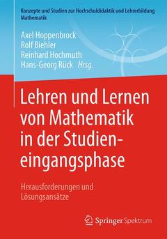 Cover of the book Lehren und Lernen von Mathematik in der Studieneingangsphase