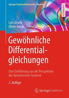 Couverture de l’ouvrage Gewöhnliche Differentialgleichungen